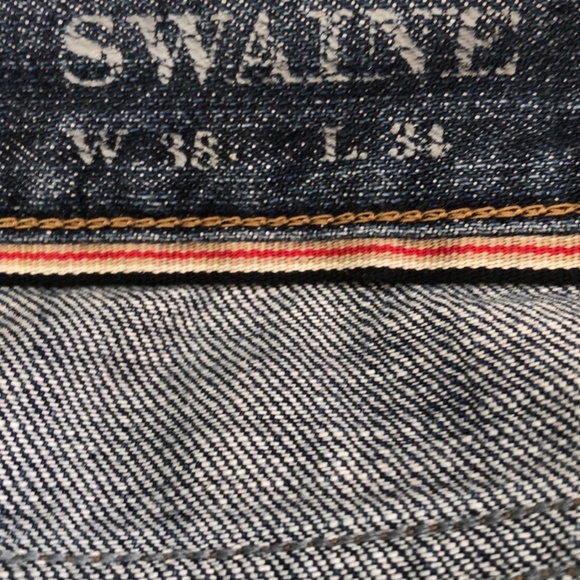 Burberry Dark Blue Four Button Fly Jeans Size 38x34 - Picture 13 of 13